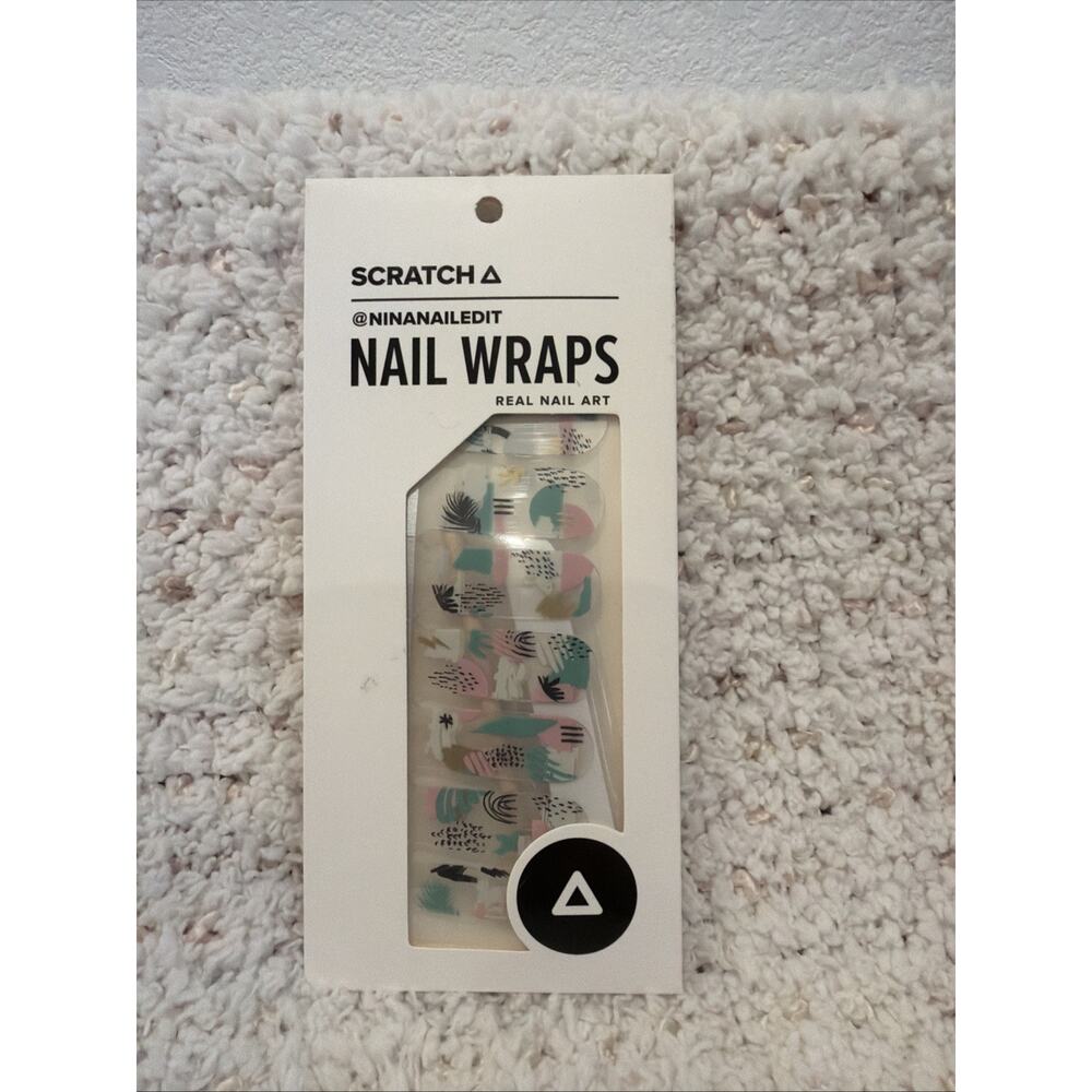 Scratch Real Nail Wraps Real Nail Art Brand New and Sealed Free Shipping USA